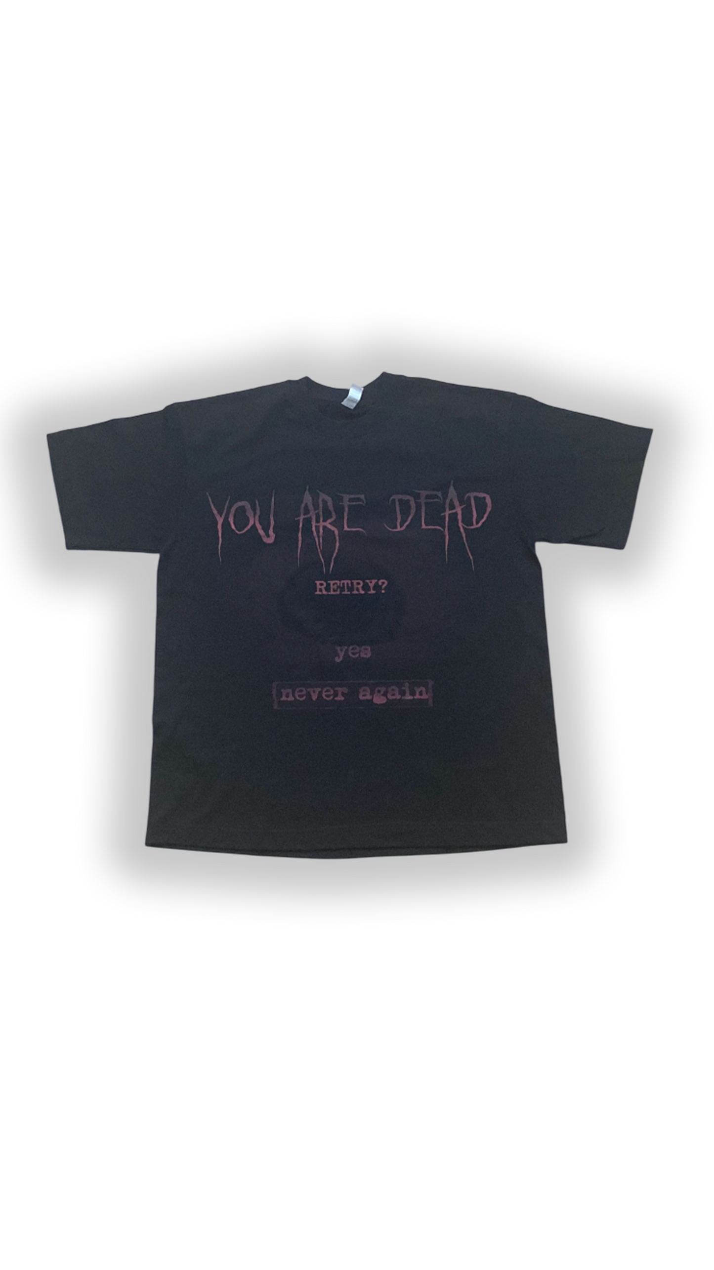 "never again" tshirt